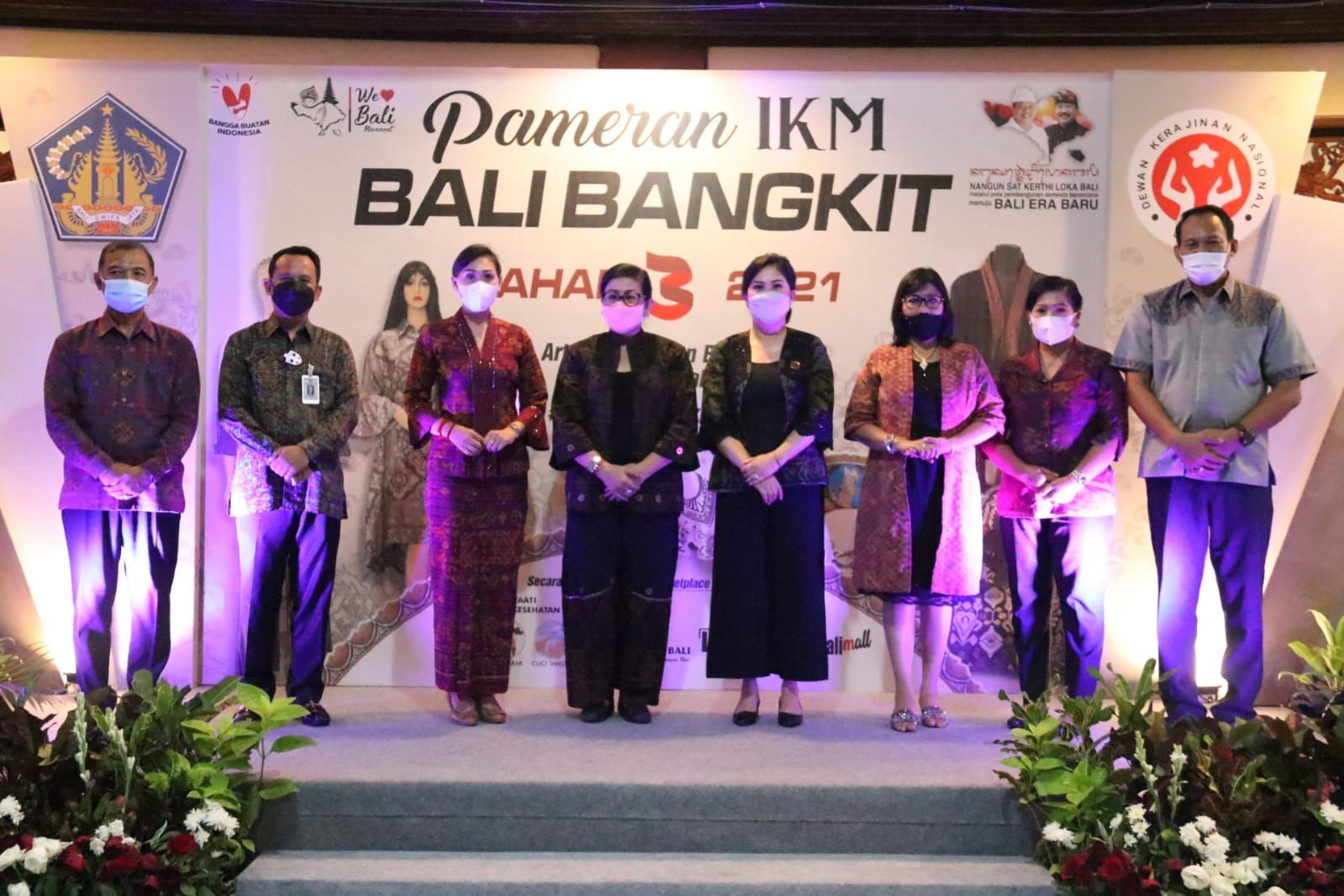 podiumnews.com-Hadiri Pameran IKM Bali Bangkit, Ny Rai Sanjaya: Ini Sangat Luar Biasa